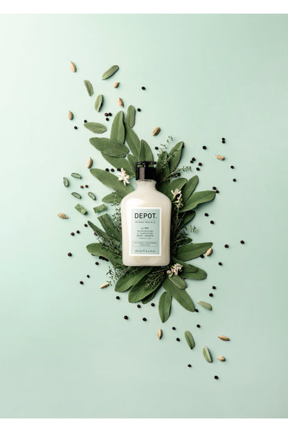 DEPOT 501 MOISTURIZING & CLARIFYING BEARD SHAMPOO SARTORIAL SAGE