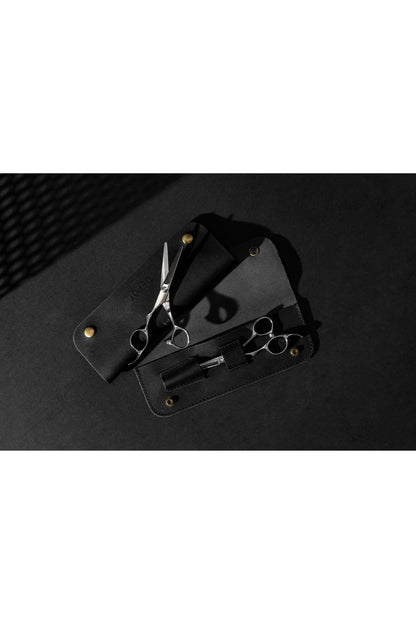 DEPOT 763 RIGHT HAND SCISSOR 5.0 +LEATHER CASE